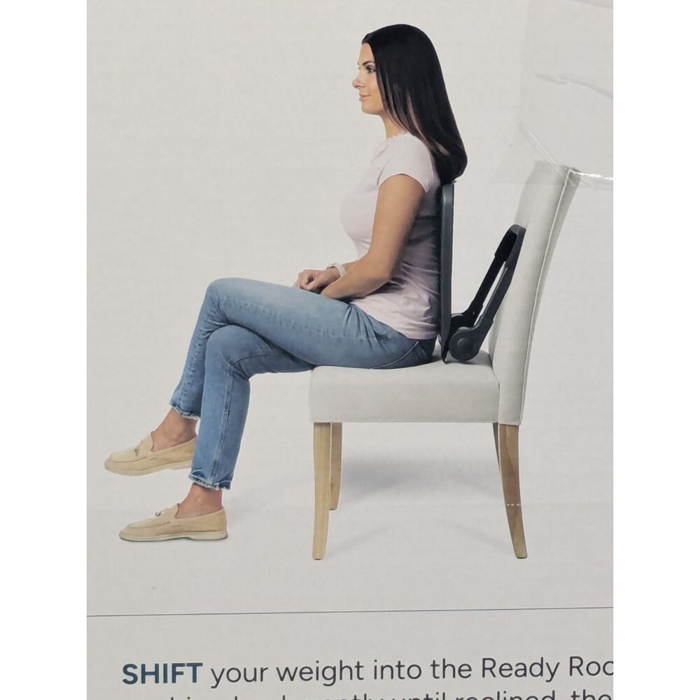 Ready Rocker Portable Rocking Device Lumbar Support Slate Gray New/Sealed - Picture 6 of 6